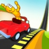 downhill car ride crash test