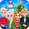 frozen princess christmas celebration