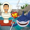 hungry shark vs skibidi