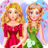 princess girls spring blossoms