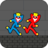 red and blue stickman huggy 2