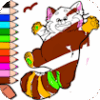 red coloring book