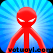 Red Stickman vs Monster School