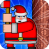 santa wood cutter