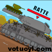 Tanks 2D Battle with Ratte