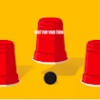 three cups game